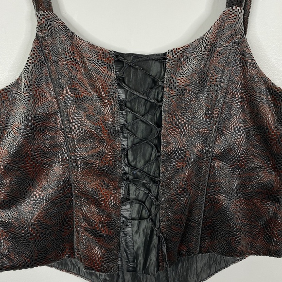 VTG Eliza of California Corset Top 2X (Runs small) Costume Cosplay - Picture 13 of 16